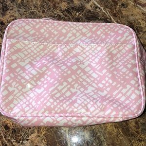 Pink makeup bag